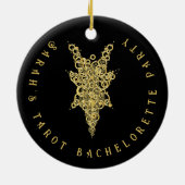 神秘的なタロットバチェロレッテ セラミックオーナメント (裏面)