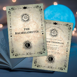 神秘的なタロット占い師バチェロレッテ 招待状