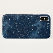 神秘的なターコイズホワイト宇宙の星雲 Case-Mate iPhoneケース (裏面(横))