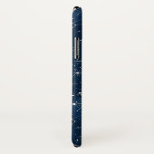 神秘的なターコイズホワイト宇宙の星雲 Case-Mate iPhoneケース (裏面/右)