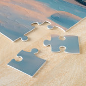 神秘的なチビ(小さくかわいく書いた感じ)ドラゴンウィンターランドスケープ ジグソーパズル (側面)