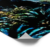 神秘的なツリーシティドリームスケープ ポスター (角)