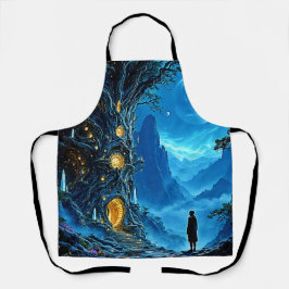 神秘的なツリーホームドリームスケープ エプロン