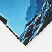 神秘的なツリーホームドリームスケープ フリースブランケット (角)