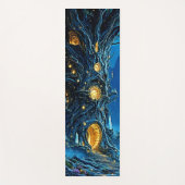 神秘的なツリーホームドリームスケープ ヨガマット (正面)