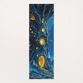 神秘的なツリーホームドリームスケープ ヨガマット (裏面)