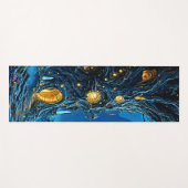 神秘的なツリーホームドリームスケープ ヨガマット (正面(横))