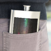 神秘的なトウヒの森の自然ネオンマゼンタのサイン フラスク (インサイチュ)