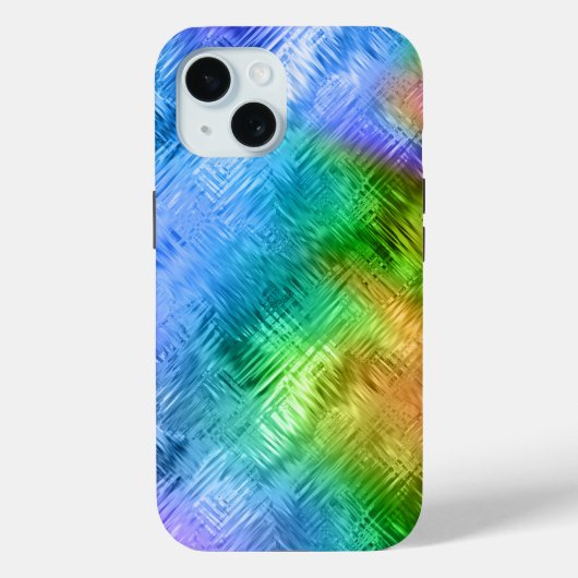 神秘的なトパーズブルーガラス質感 Case-Mate iPhoneケース (裏面)