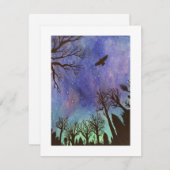 神秘的なトワイライトノートカード ノートカード (正面/裏面)