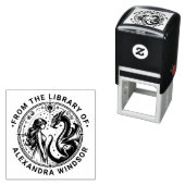 神秘的なドラゴンとプリンセス図書名 セルフインキングスタンプ (インサイチュ)