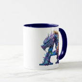 神秘的なドラゴンアルファベット – 文字A マグカップ (正面右)