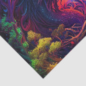 神秘的なドラゴン魅惑された森のファンタジーデコパージュ 薄葉紙 (詳細)