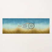 神秘的なドリームキャッチャー ヨガマット (裏面(横))