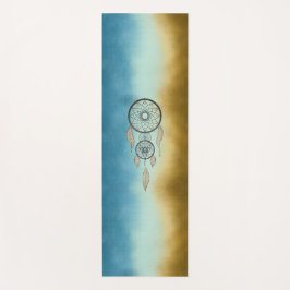神秘的なドリームキャッチャー ヨガマット