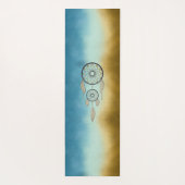 神秘的なドリームキャッチャー ヨガマット (裏面)