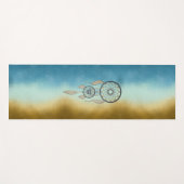 神秘的なドリームキャッチャー ヨガマット (正面(横))