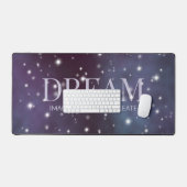 神秘的なドリームダスティスバイオレット デスクマット (キーボード&マウス)