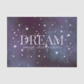 神秘的なドリームダスティスバイオレット 薄葉紙 (正面)