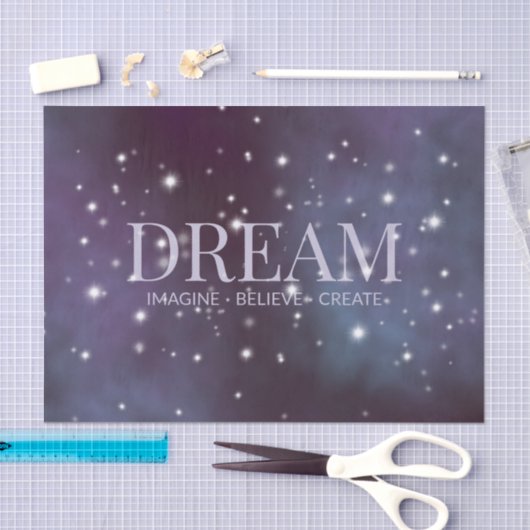 神秘的なドリームダスティスバイオレット 薄葉紙 (クラフト)