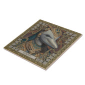 神秘的なドルフィンパーソナライズされたスピリット部族の献上品 タイル (側面)