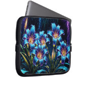 神秘的なネオンリリー植物性自然植物 ラップトップスリーブ (正面右)