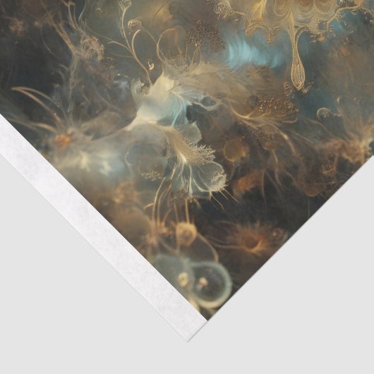 神秘的なノクターン – 魅惑された蝶の切り離 薄葉紙 (詳細)