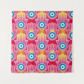 神秘的なハムザ華美:シームレスデザイン。 タペストリー (正面)