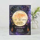 神秘的なハローウィンパーティ招待状 招待状 (スタンド正面)