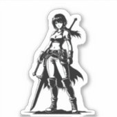 神秘的なハンターガール・オブ・ザ・ノース5 シール (正面)