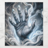 神秘的なハンドワインラベル ワインラベル (シングルラベル)