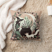 神秘的なハーバリスト：魔術とヒーリンの芸術 クッション (ブランケット)