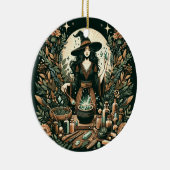 神秘的なハーバリスト:魔術とヒーリンの芸術 セラミックオーナメント (右)