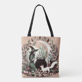 神秘的なハーバリスト：魔術とヒーリンの芸術 トートバッグ (裏面)