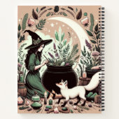 神秘的なハーバリスト:魔術とヒーリンの芸術 ノートブック (裏面)