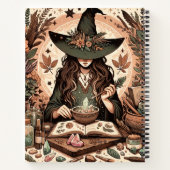 神秘的なハーバリスト：魔術とヒーリンの芸術 ノートブック (裏面)