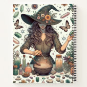 神秘的なハーバリスト:魔術とヒーリンの芸術 ノートブック (裏面)