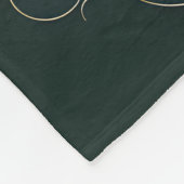 神秘的なバタフライガーデン フリースブランケット (角)