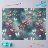 神秘的なバタフライシリーズデザイン10 薄葉紙 (クラフト)