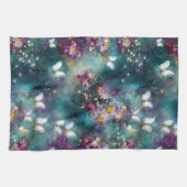 神秘的なバタフライシリーズデザイン11 キッチンタオル (横)