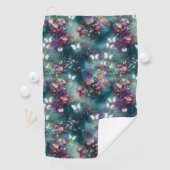 神秘的なバタフライシリーズデザイン11 ゴルフタオル (インサイチュ)