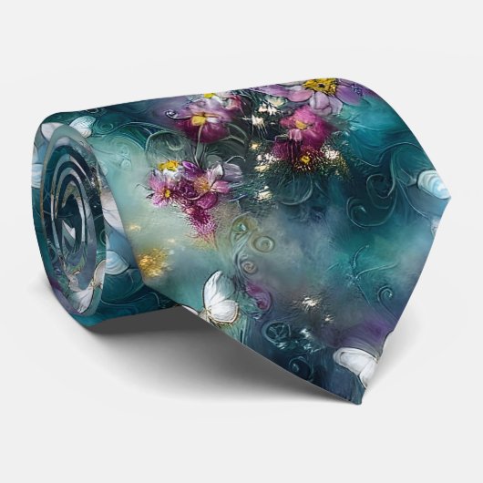 神秘的なバタフライシリーズデザイン11 ネクタイ (ロール)