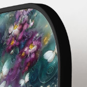 神秘的なバタフライシリーズデザイン11 ピックルボールラケット (左詳細)