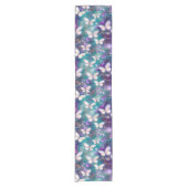 神秘的なバタフライシリーズデザイン1 ショートテーブルランナー (正面)