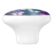 神秘的なバタフライシリーズデザイン1 セラミックノブ (側面)