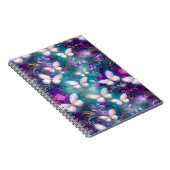 神秘的なバタフライシリーズデザイン1 ノートブック (右側)