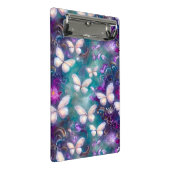 神秘的なバタフライシリーズデザイン1 ミニクリップボード (アングル)