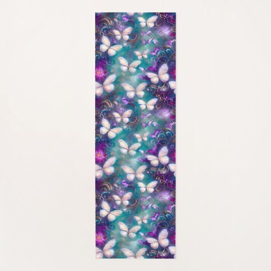 神秘的なバタフライシリーズデザイン1 ヨガマット (正面)