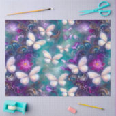 神秘的なバタフライシリーズデザイン1 薄葉紙 (クラフト)