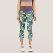 神秘的なバタフライシリーズデザイン3 カプリレギンス (正面)